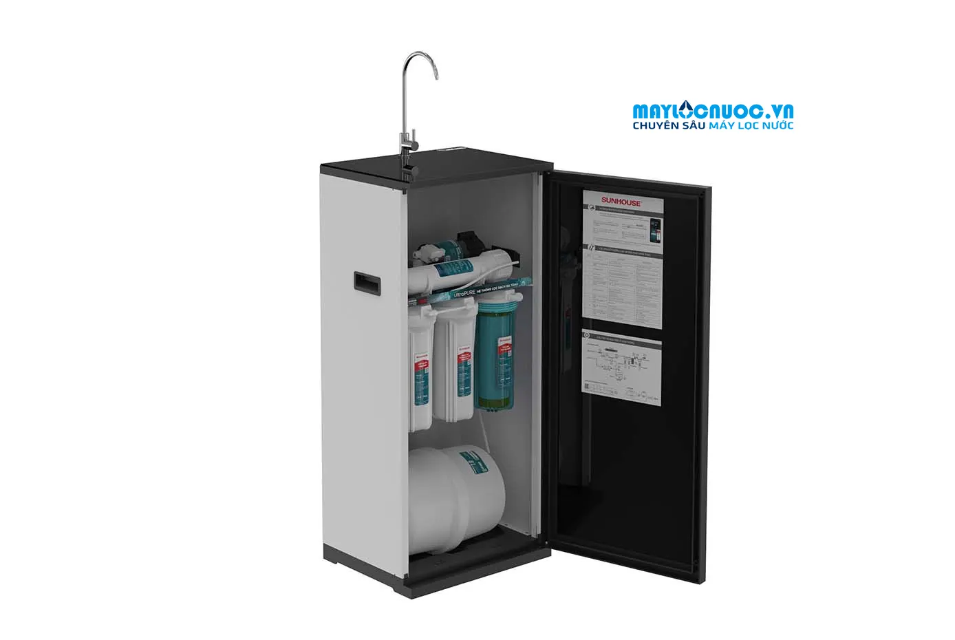 MÁY LỌC NƯỚC RO SUNHOUSE SHA5135K- 09 LÕI
