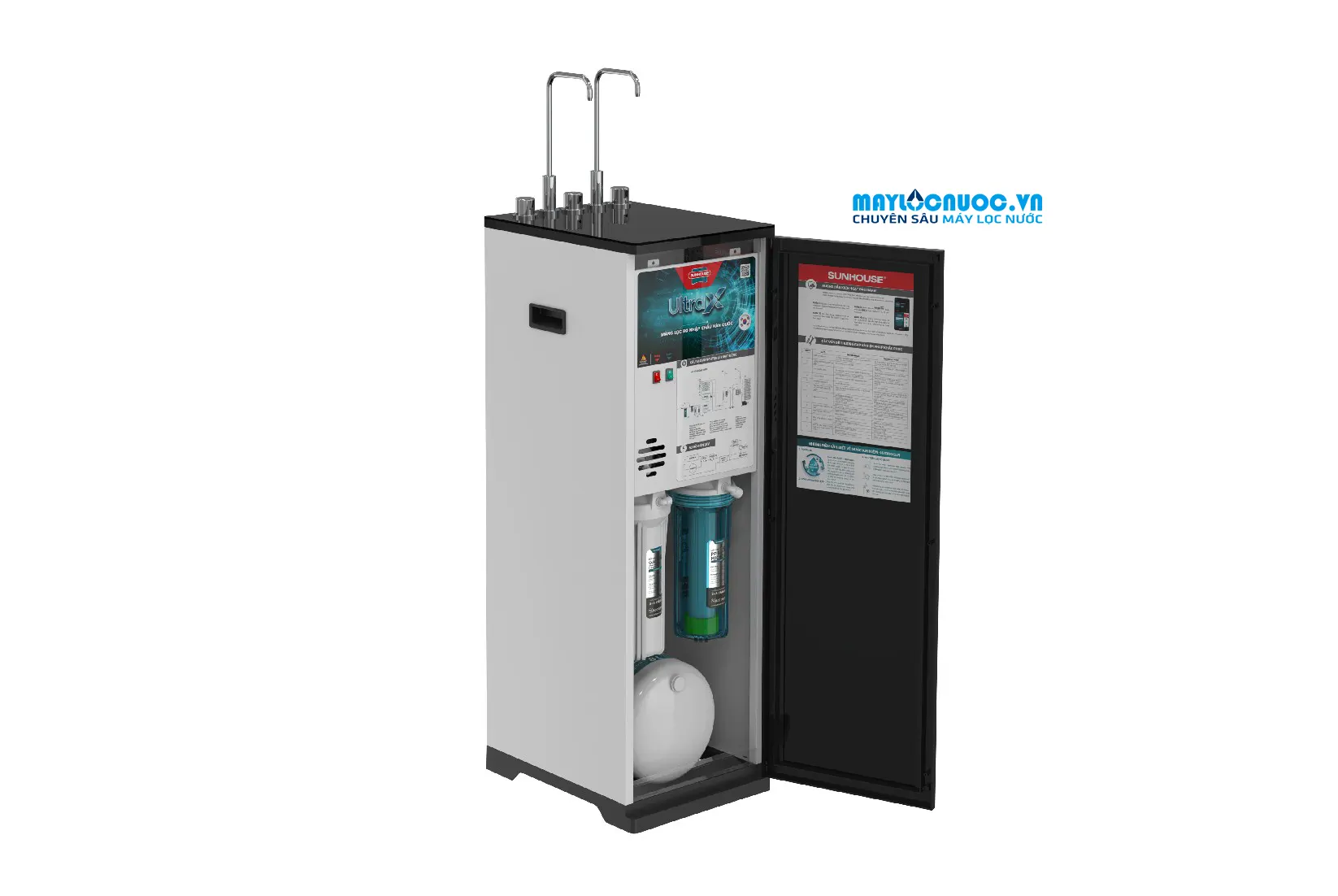MÁY LỌC NƯỚC ION KIỀM HYDROGEN UltraX SUNHOUSE SHA76639LA - 11 lõi lọc 