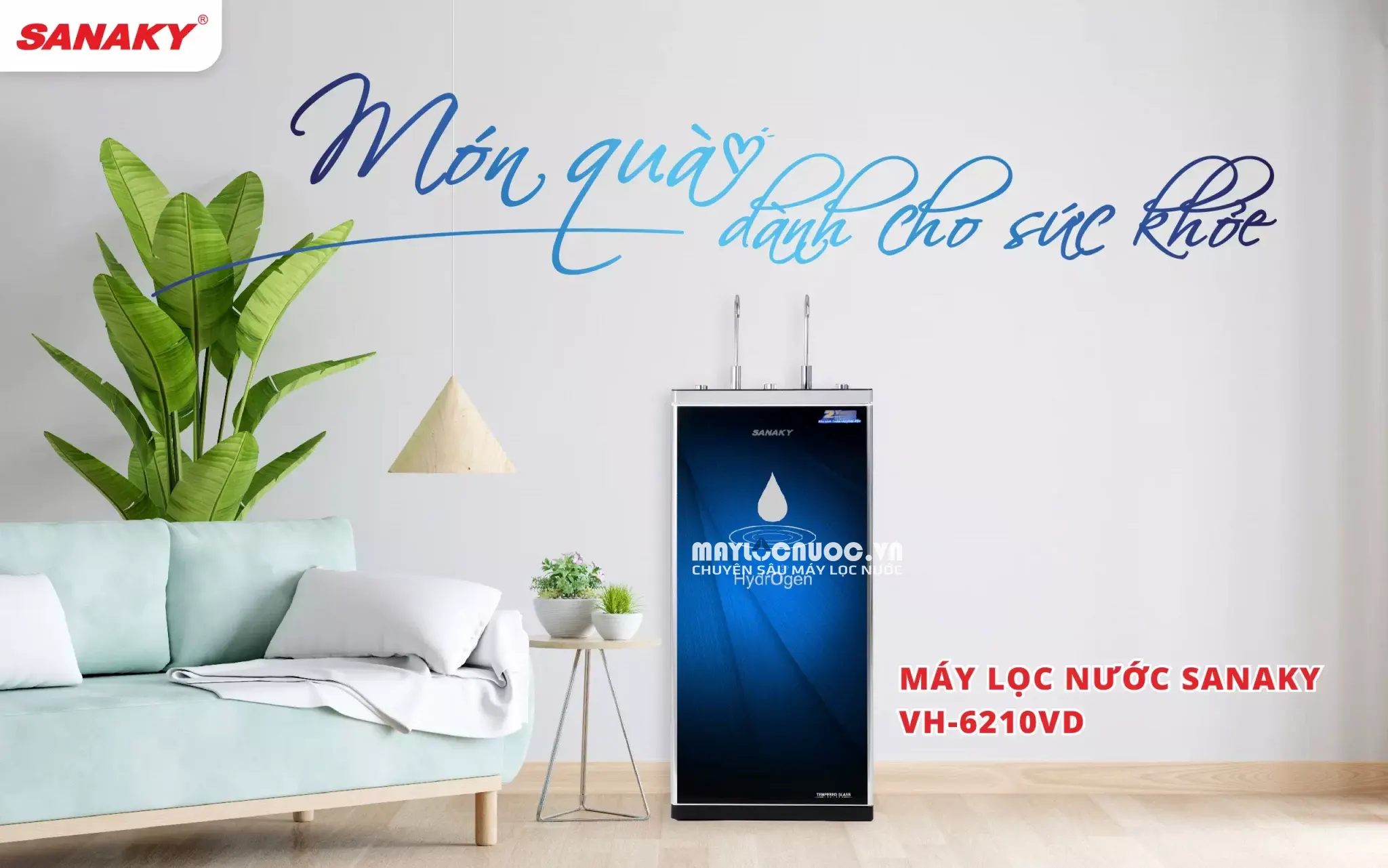 Máy lọc nước Sanaky VH-6210VD 10 cấp lọc