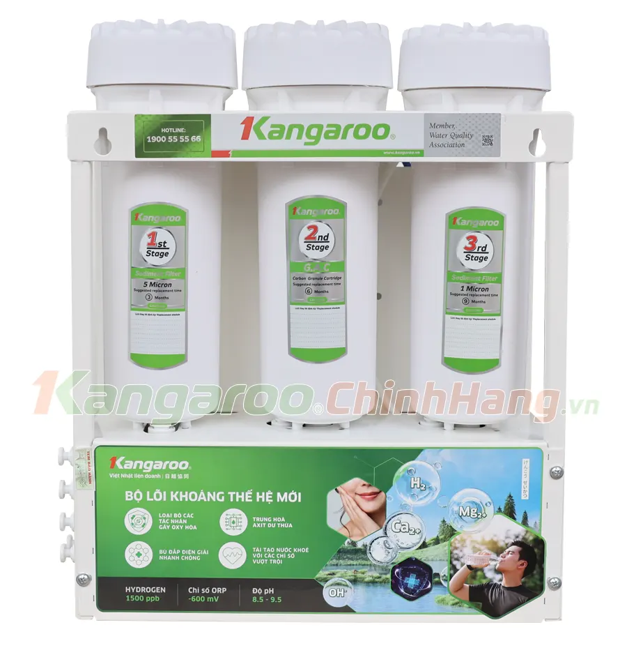Máy lọc nước Kangaroo Hydrogen KGHP12K - Cao Cấp 2025