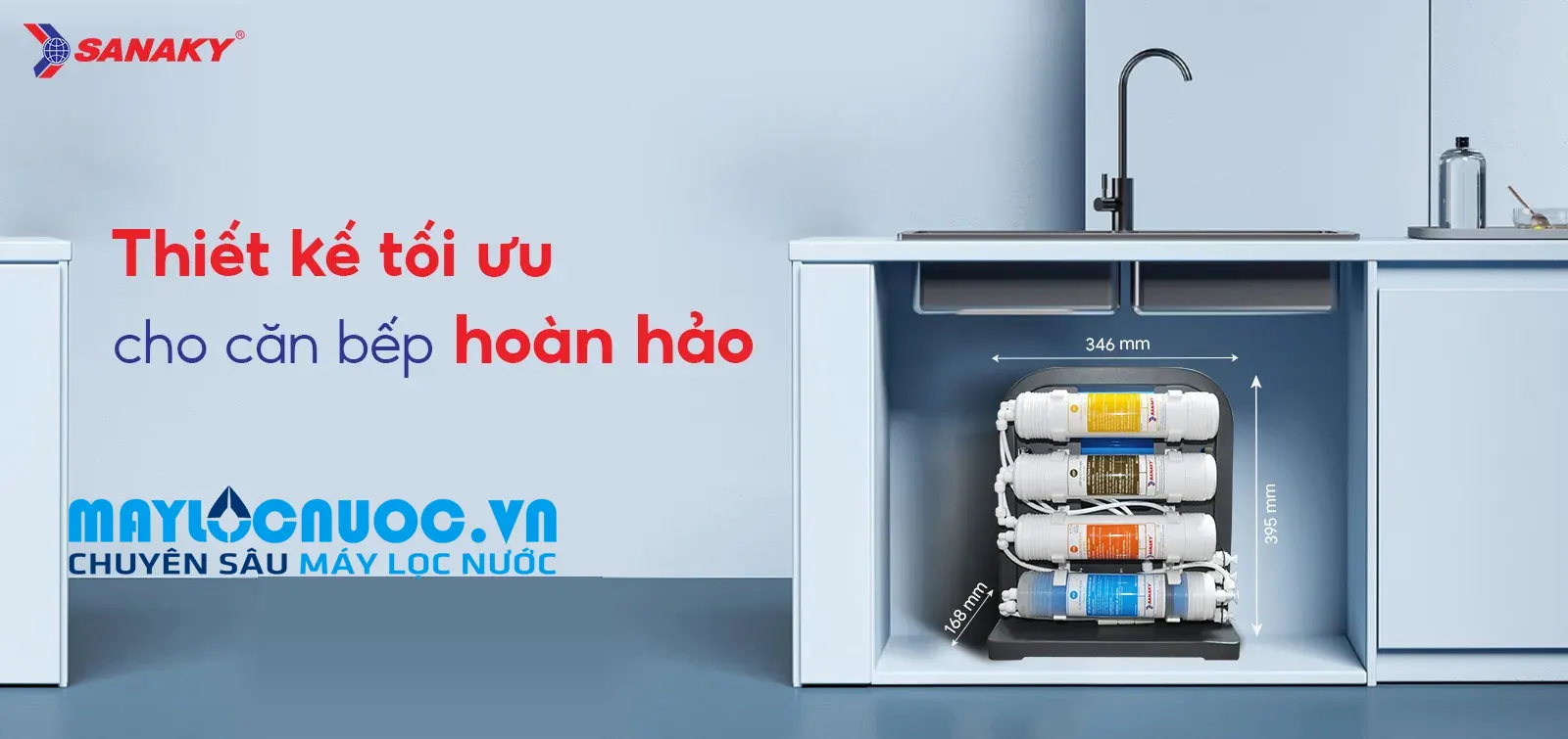 Máy lọc nước Sanaky SNK-CQ2408- 8 cấp lọc
