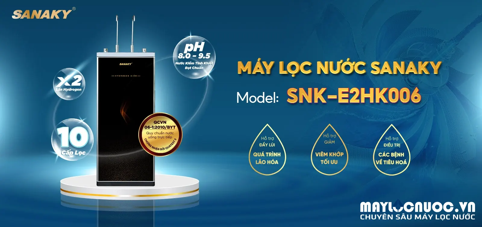Máy lọc nước Sanaky SNK-E2HK006