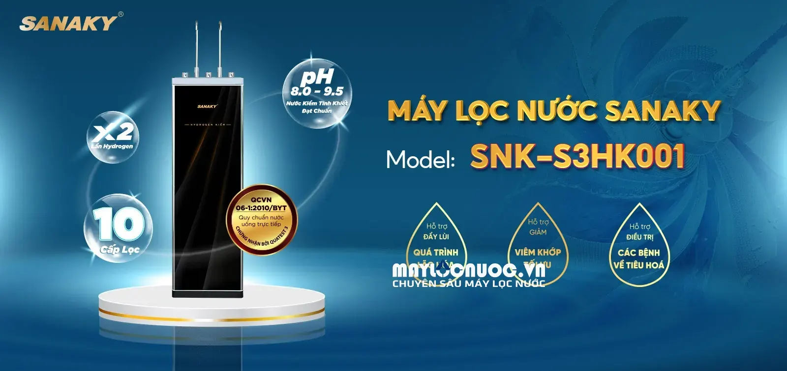 Máy lọc nước Sanaky SNK-S3HK001