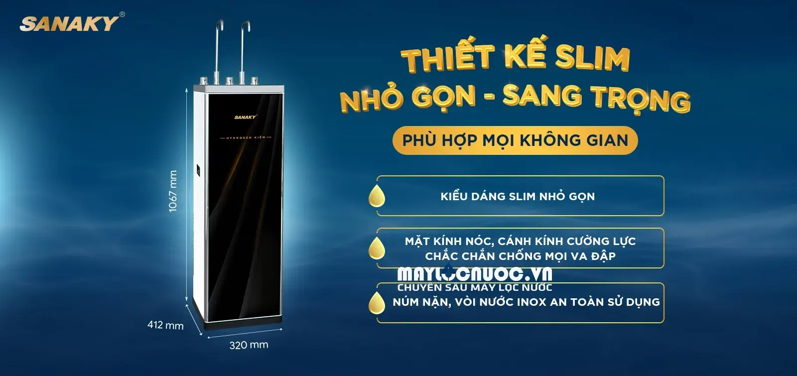 Máy lọc nước Sanaky SNK-S3HK001