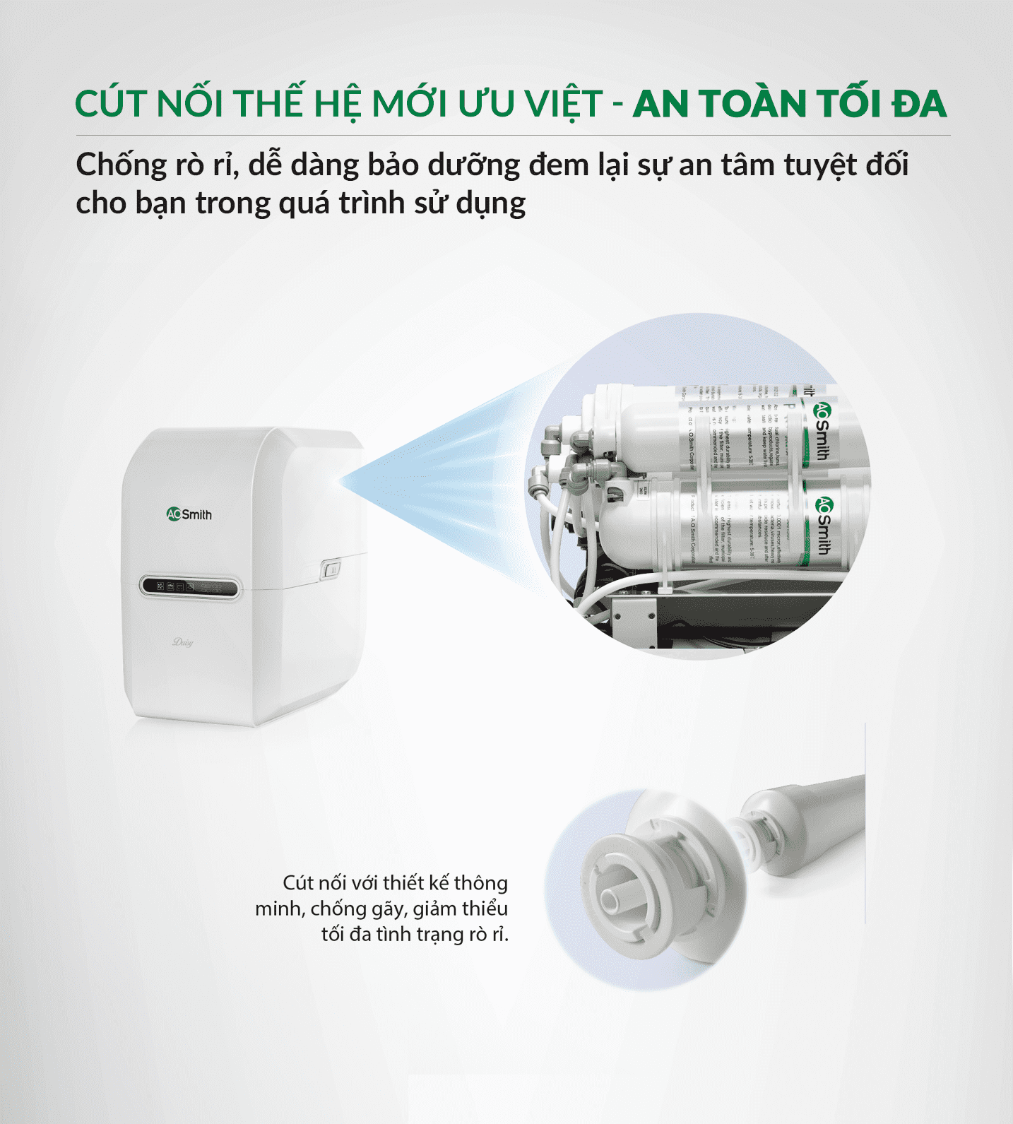 Máy lọc nước A. O. Smith Daisy Plus