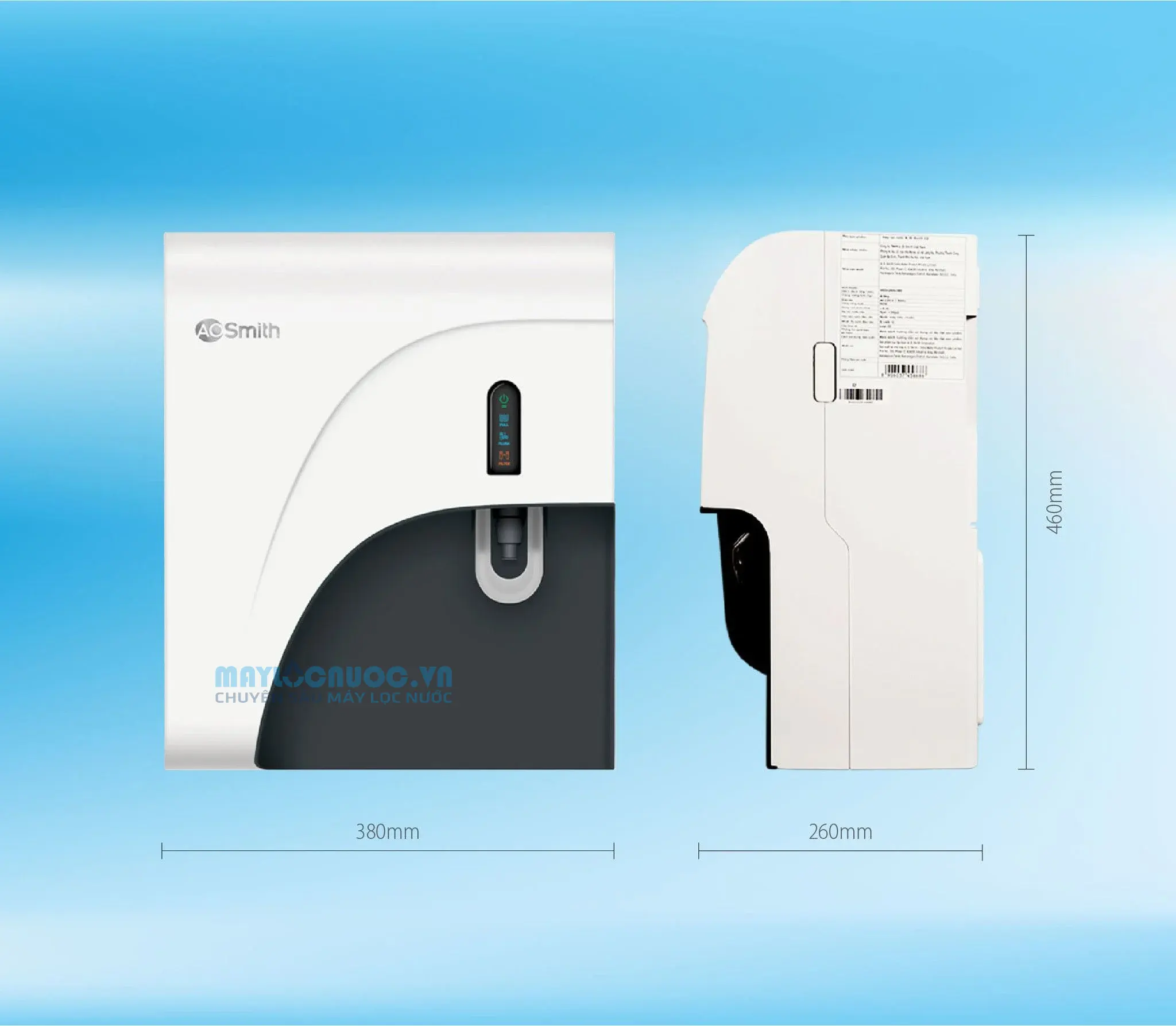 Máy lọc nước A. O. Smith C2 - 5 cấp lọc