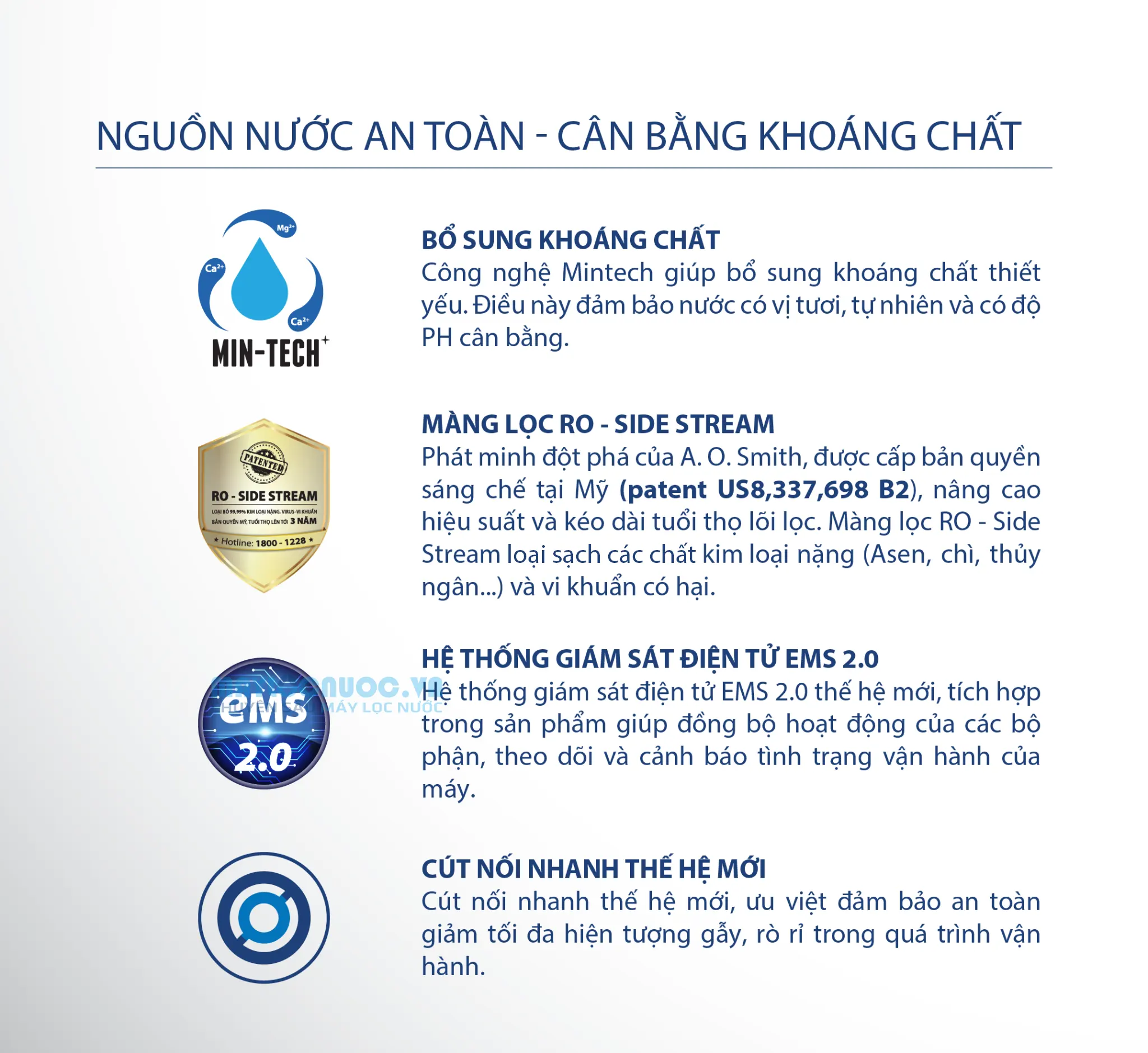 Máy lọc nước A. O. Smith E2