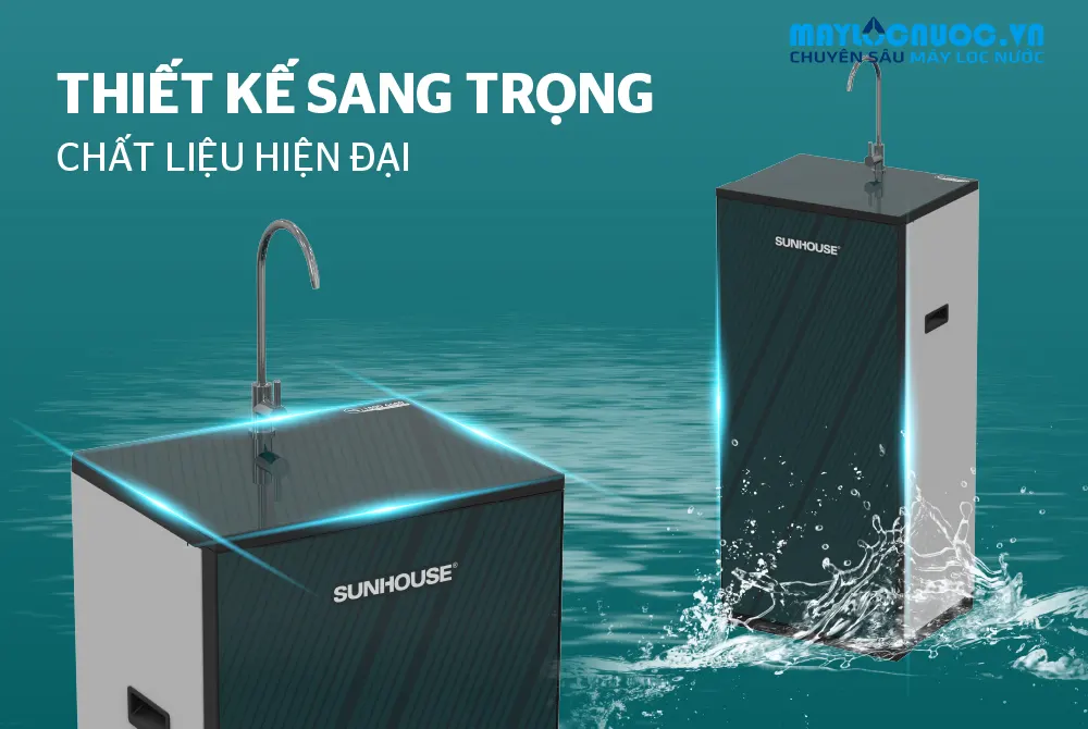 MÁY LỌC NƯỚC RO SUNHOUSE SHA5128K- 09 LÕI