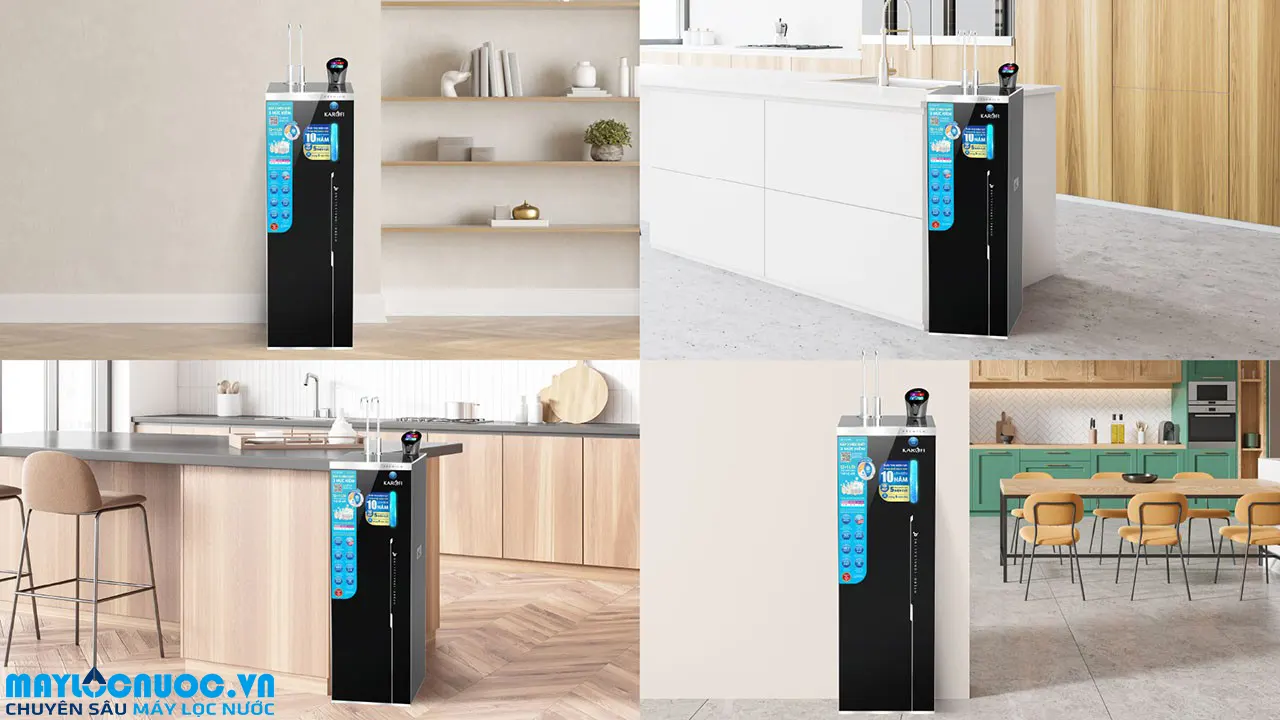 Máy lọc nước nóng lạnh Hydro-ion kiềm Karofi KAE-S86 PRO