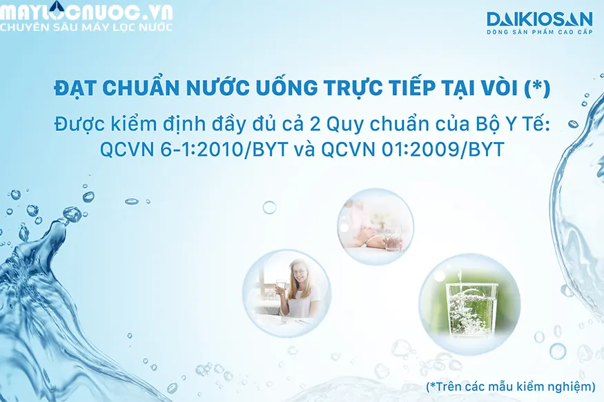Máy lọc nước RO nóng nguội Daikiosan DSW-33210H