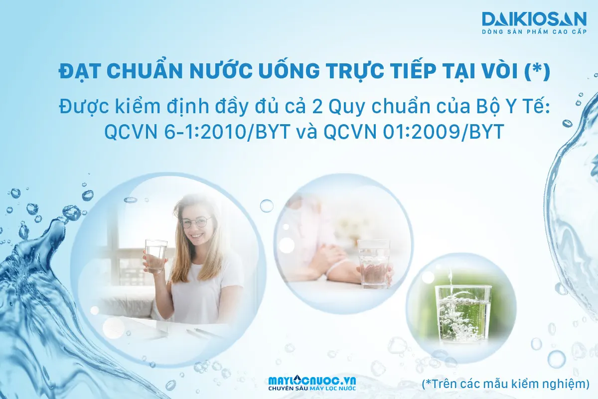 Máy lọc nước RO Daikiosan DSW-42010H - 10 cấp lọc