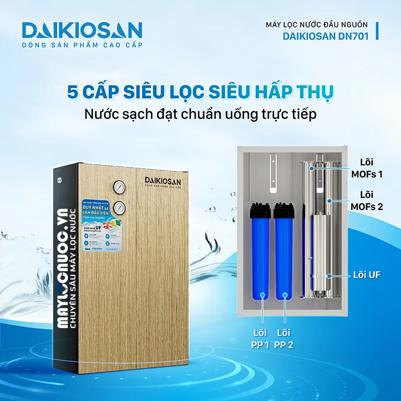 Máy lọc nước tổng đầu nguồn Daikiosan DN701