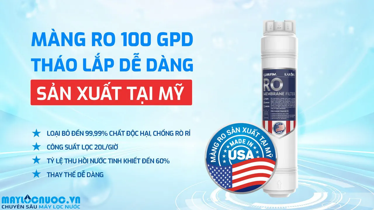 Máy lọc nước Hydro-ion kiềm nóng lạnh Karofi KAE-S688