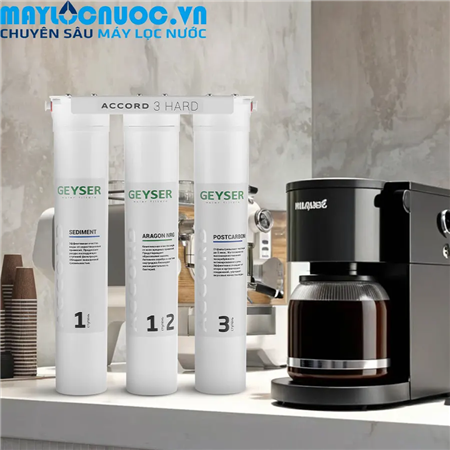  Máy lọc nước Geyser Ecotar Accord 3 Hard - 3 lõi lọc 