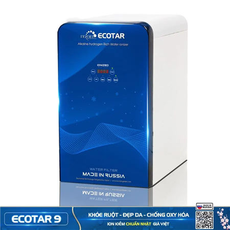 Máy lọc nước ion kiềm giàu hydro Geyser Ecotar 9 - Made in Russia