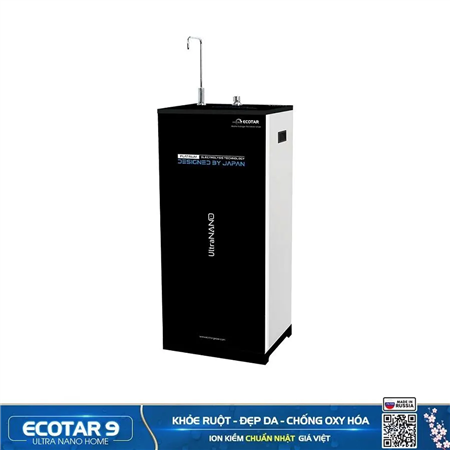 Máy lọc nước ion kiềm Ecotar 9 Ultra Nano Home - 3 lõi  lọc
