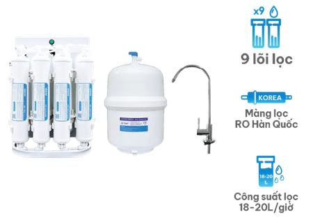 Máy lọc nước RO để gầm không tủ Daikiosan DSW-44009D