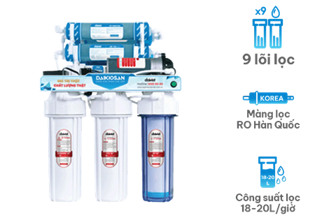 Máy lọc nước RO để gầm không tủ Daikiosan DSW-34009D3