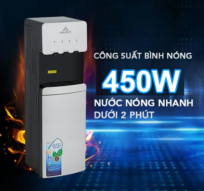 Cây nước nóng lạnh Hòa Phát HWP B1CI