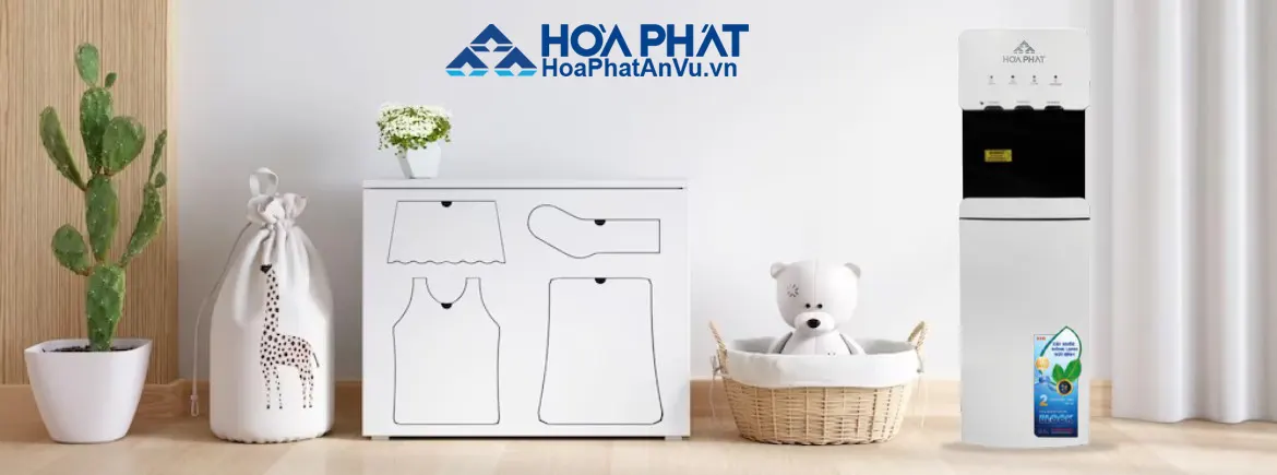 Cây nước nóng lạnh Hòa Phát HWP B1CI sang trọng hiện đại