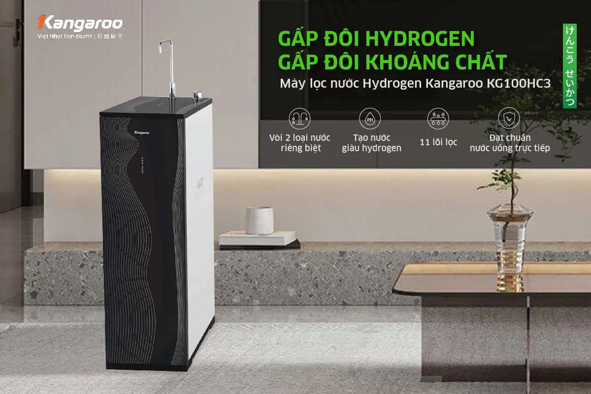 Máy lọc nước Kangaroo hydrogen KG100HC3