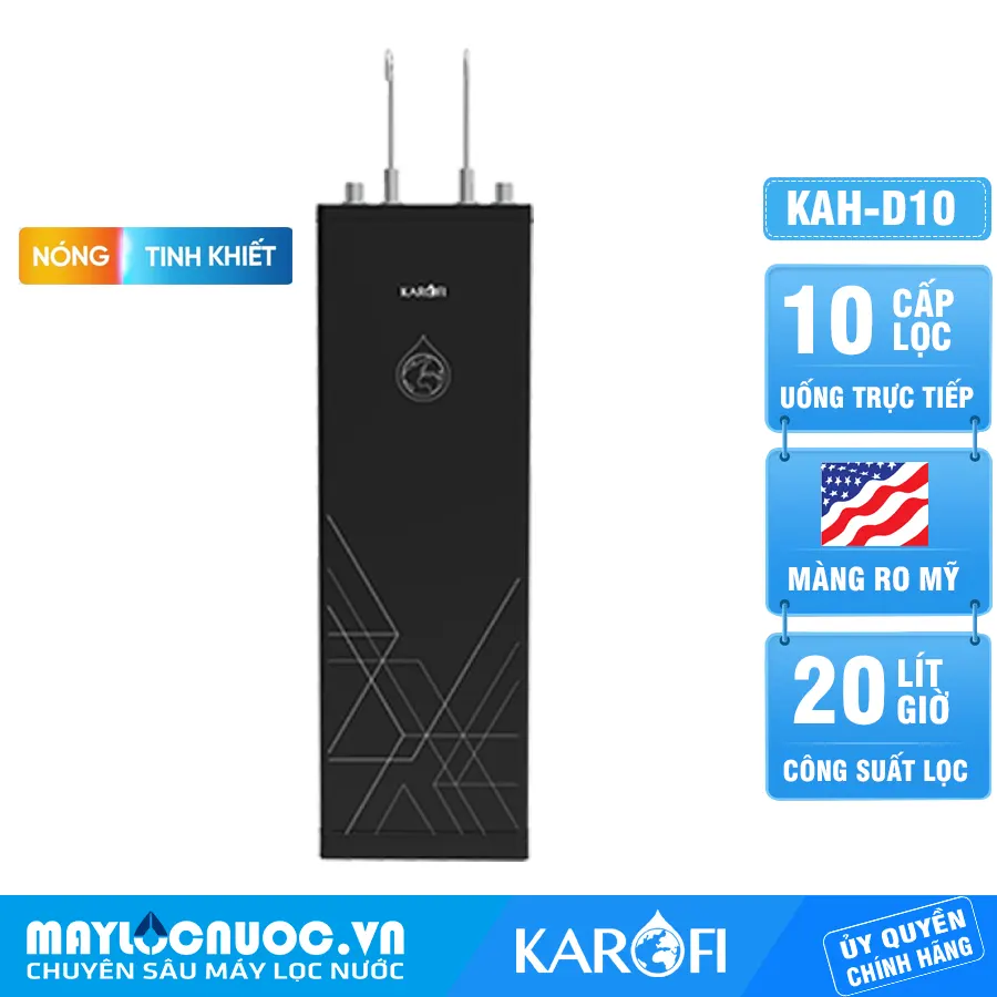 Máy lọc nước Karofi KAH-D10 - Chức năng Nóng Nguội