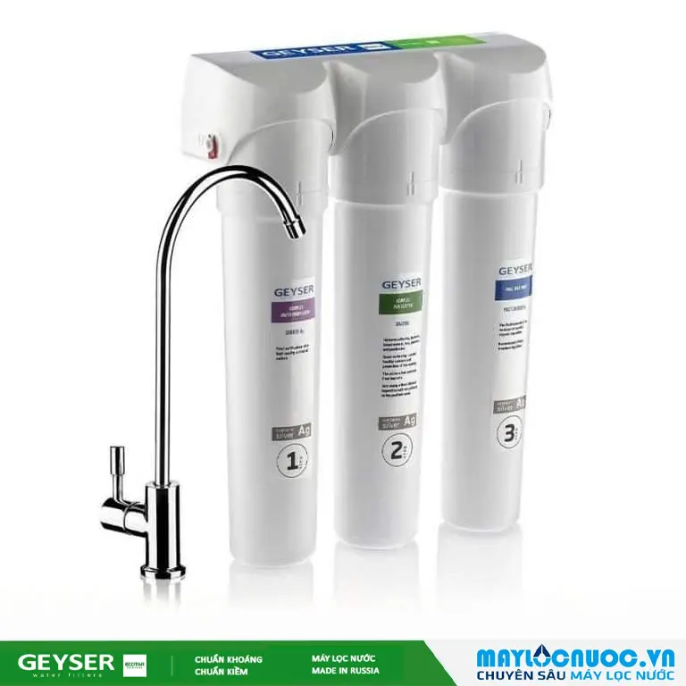  Máy lọc nước chuẩn khoáng Geyser Ecotar 3 Smart - 3 lõi lọc