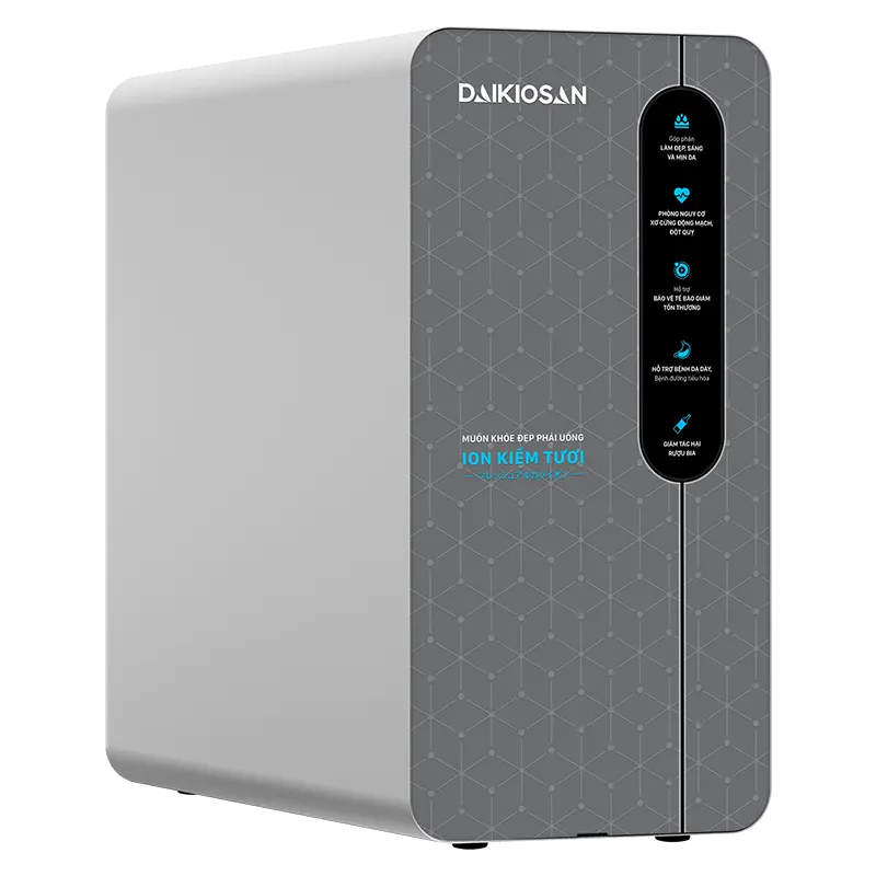 Máy lọc nước ion kiềm tươi để gầm Daikiosan DN468 - 7 cấp lọc