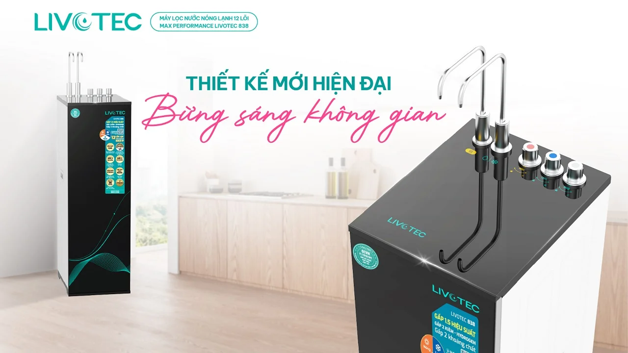 Máy lọc nước nóng lạnh Livotec 838
