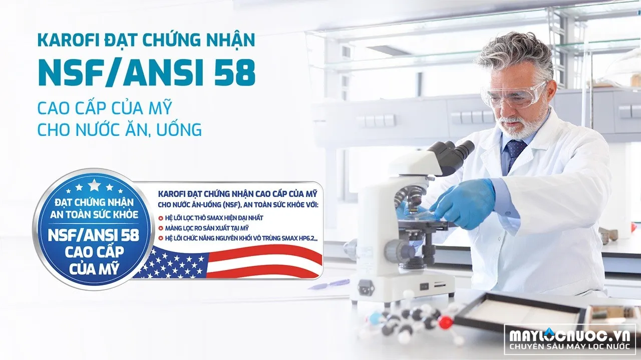 chung-nhan-nsf-ansi-58-may-loc-nuoc-nong-lanh-karofi-kad-ec66