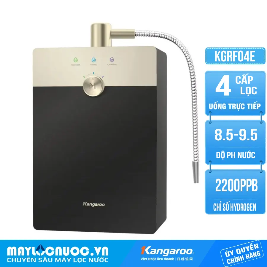Máy tạo nước Hydrogen ion kiềm Kangaroo Sumire KGRF04E